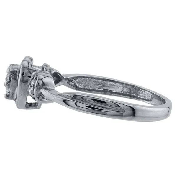 10K White Gold Heart Diamond Fashion Ring Image 3 John Anthony Jewellers Ltd. Kitchener, ON
