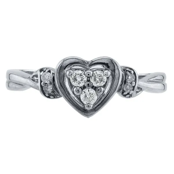 10K White Gold Heart Diamond Fashion Ring John Anthony Jewellers Ltd. Kitchener, ON