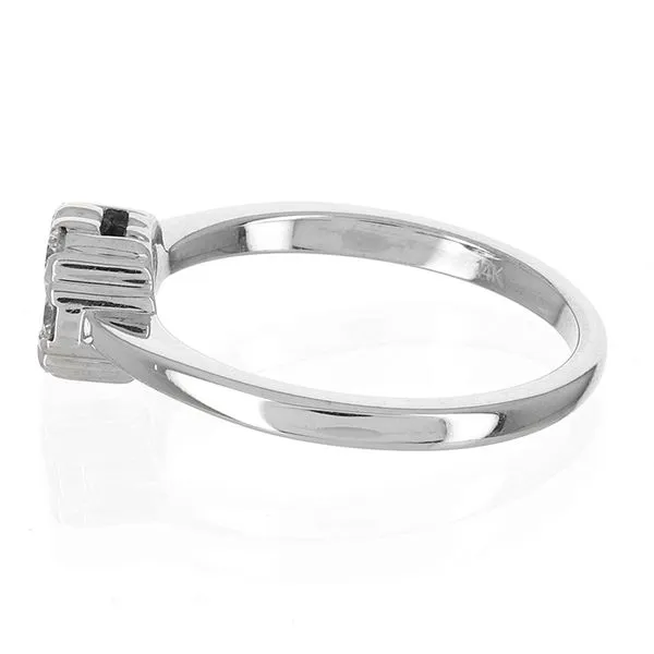 14K White Gold Cluster Ring Image 3 John Anthony Jewellers Ltd. Kitchener, ON