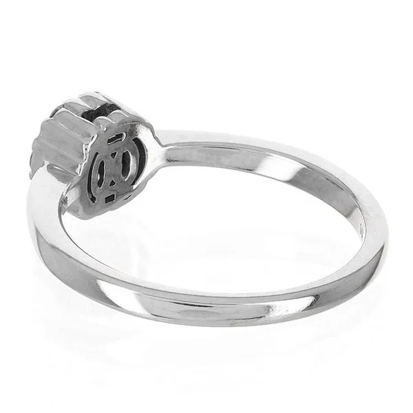 14K White Gold Cluster Ring Image 4 John Anthony Jewellers Ltd. Kitchener, ON