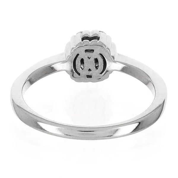 14K White Gold Cluster Ring Image 5 John Anthony Jewellers Ltd. Kitchener, ON