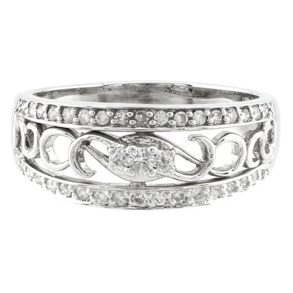 14K White Gold Filigree Style Fashion Ring John Anthony Jewellers Ltd. Kitchener, ON