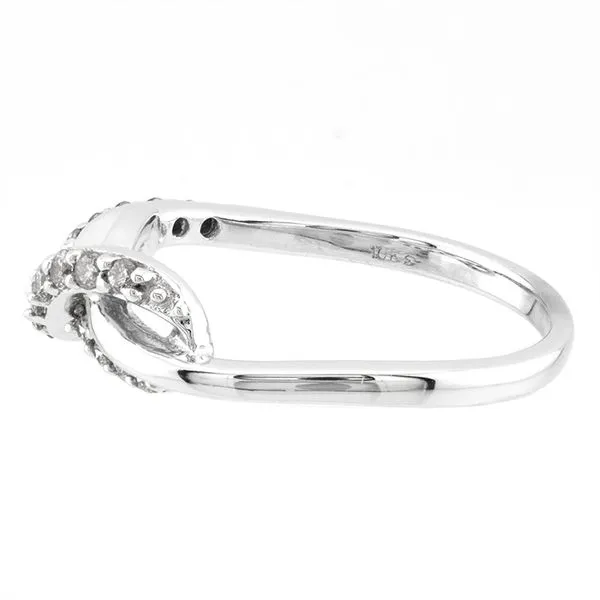 10K White Gold Infinity Knot Diamond Fashion Ring Image 3 John Anthony Jewellers Ltd. Kitchener, ON