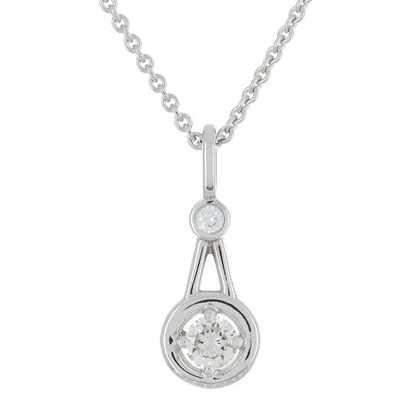 14K White Gold Diamond Pendant John Anthony Jewellers Ltd. Kitchener, ON