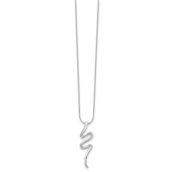 Sterling Silver Pendant with Diamond Accents Image 2 John Anthony Jewellers Ltd. Kitchener, ON