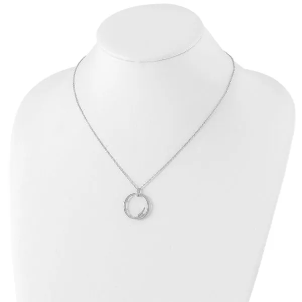 Diamond Open Circle Pendant Image 4 John Anthony Jewellers Ltd. Kitchener, ON