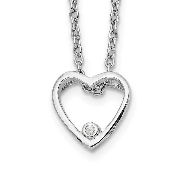 Diamond Open Heart Pendant John Anthony Jewellers Ltd. Kitchener, ON
