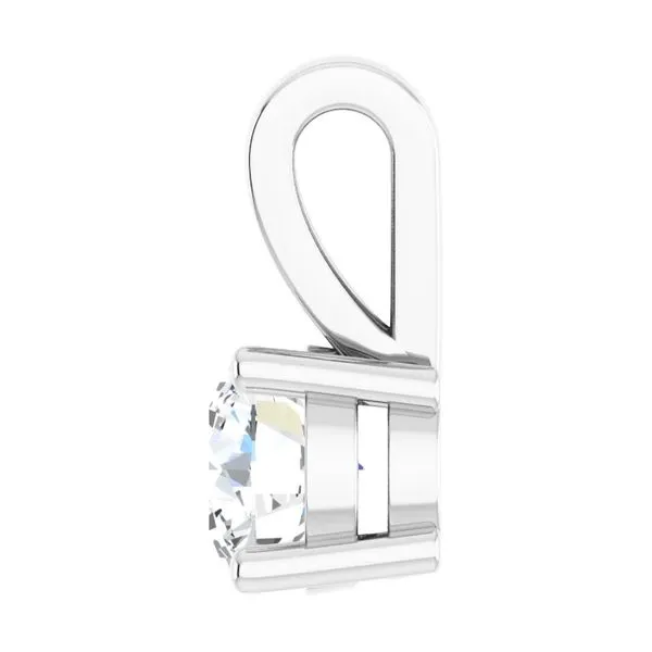 14Kt White Gold Solitaire Pendant Image 3 John Anthony Jewellers Ltd. Kitchener, ON