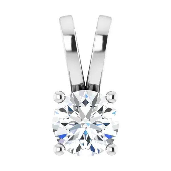 14Kt White Gold Solitaire Pendant John Anthony Jewellers Ltd. Kitchener, ON
