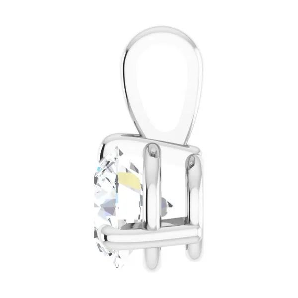 14K White Gold Solitaire Diamond Pendant Image 3 John Anthony Jewellers Ltd. Kitchener, ON