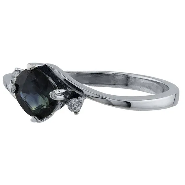 18Kt White Gold Sapphire and Diamond Fashion Ring Image 2 John Anthony Jewellers Ltd. Kitchener, ON