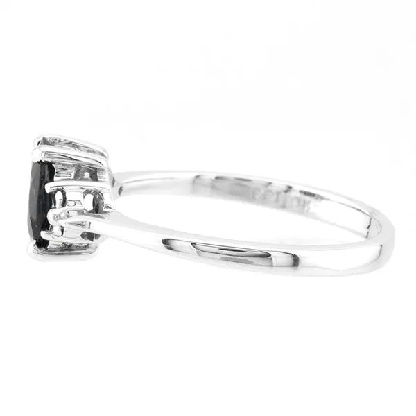 10Kt White Gold Sapphire and Diamond Fashion Ring Image 3 John Anthony Jewellers Ltd. Kitchener, ON