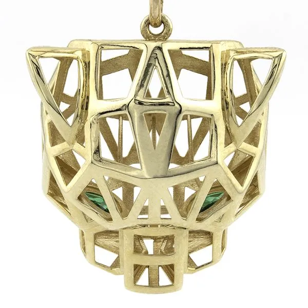 14K Yellow Gold Lattice Puma Pendant John Anthony Jewellers Ltd. Kitchener, ON