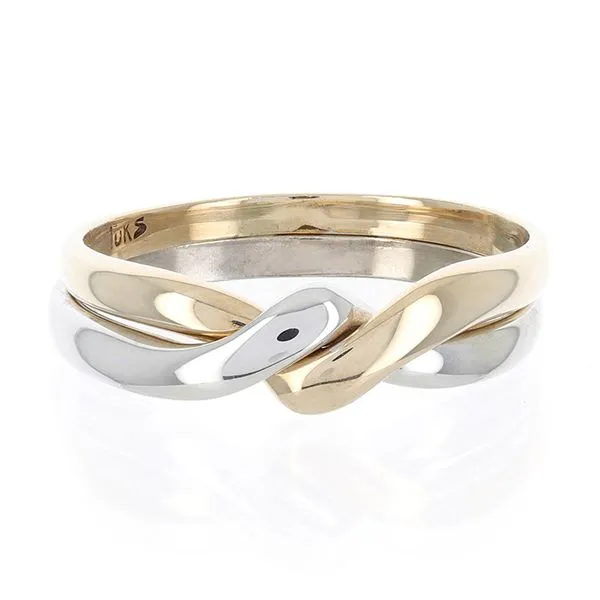 10Kt Two-Tone Gold Puzzle Fit Rings John Anthony Jewellers Ltd. Kitchener, ON
