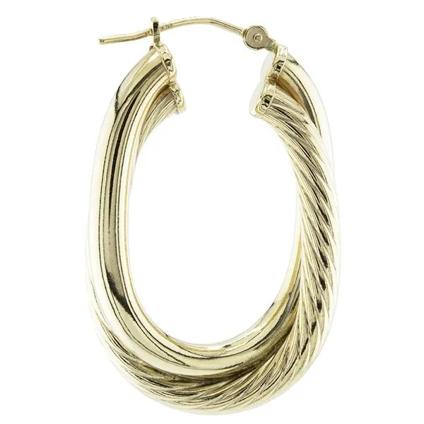 14K Yellow Gold Double Tube Hoop Earrings John Anthony Jewellers Ltd. Kitchener, ON