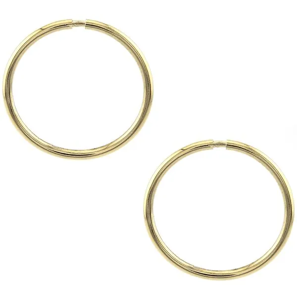 10K Yellow Gold Sleeper Hoop Earrings John Anthony Jewellers Ltd. Kitchener, ON