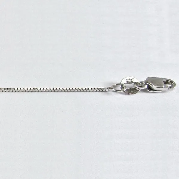 Italian 10Kt White Gold Box Chain John Anthony Jewellers Ltd. Kitchener, ON