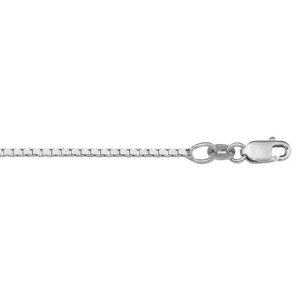 Italian 10K White Gold Box Chain John Anthony Jewellers Ltd. Kitchener, ON