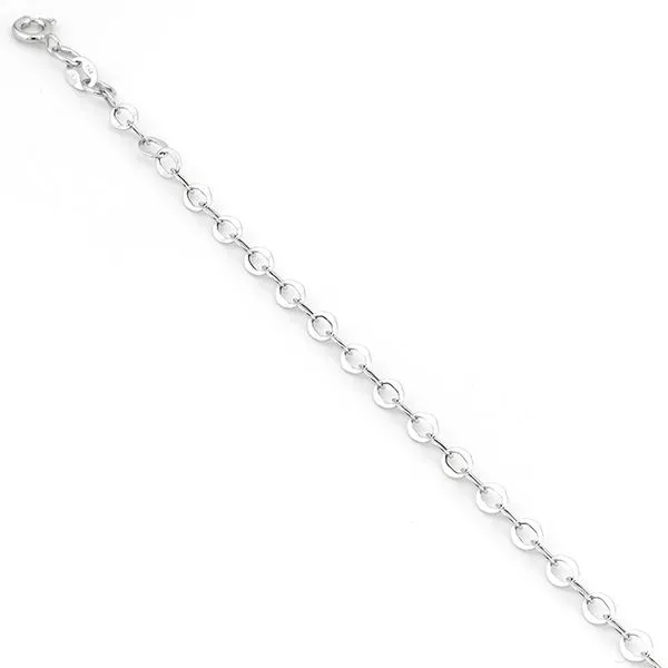 Italian 14Kt White Gold Hollow Cable Chain John Anthony Jewellers Ltd. Kitchener, ON