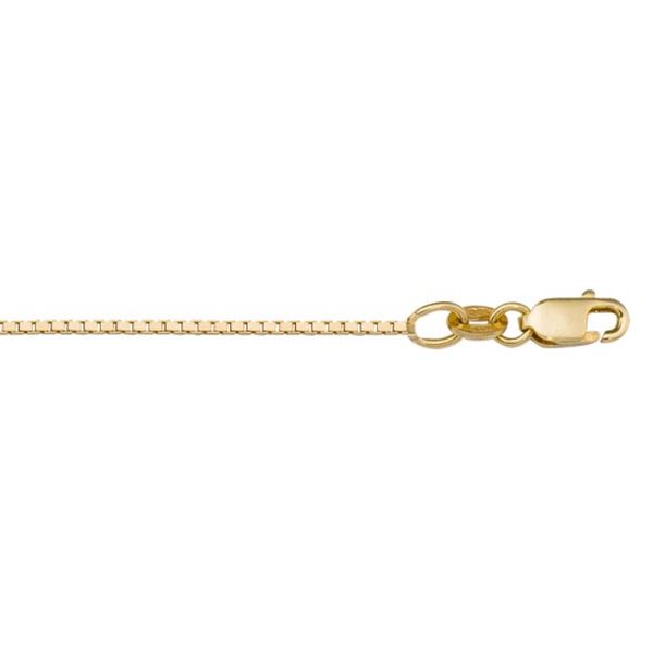 Italian 10K Yellow Gold Box Chain John Anthony Jewellers Ltd. Kitchener, ON