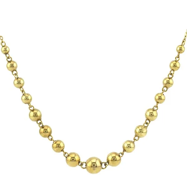 Italian 14K Yellow Gold Sparkle Cable Necklace John Anthony Jewellers Ltd. Kitchener, ON
