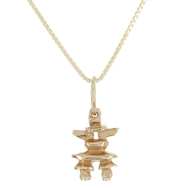 14K Yellow Gold Inukshuk Pendant/Charm John Anthony Jewellers Ltd. Kitchener, ON