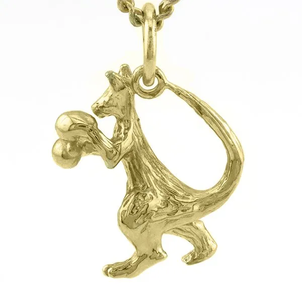 10Kt Gold Boxing Kangaroo Pendant/Charm John Anthony Jewellers Ltd. Kitchener, ON