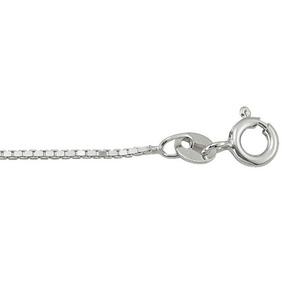Italian Sterling Silver Box Chain John Anthony Jewellers Ltd. Kitchener, ON