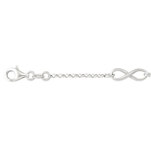 Rhodium Plated Infinity Bracelet John Anthony Jewellers Ltd. Kitchener, ON