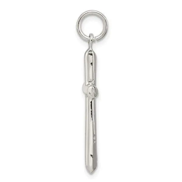 Rhodium Plated Sterling Silver Cross Pendant Image 2 John Anthony Jewellers Ltd. Kitchener, ON