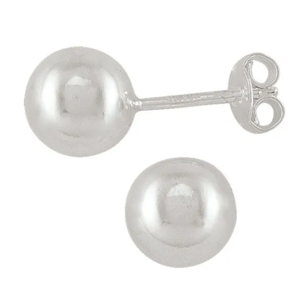 Italian Sterling Silver Ball Stud Earrings John Anthony Jewellers Ltd. Kitchener, ON