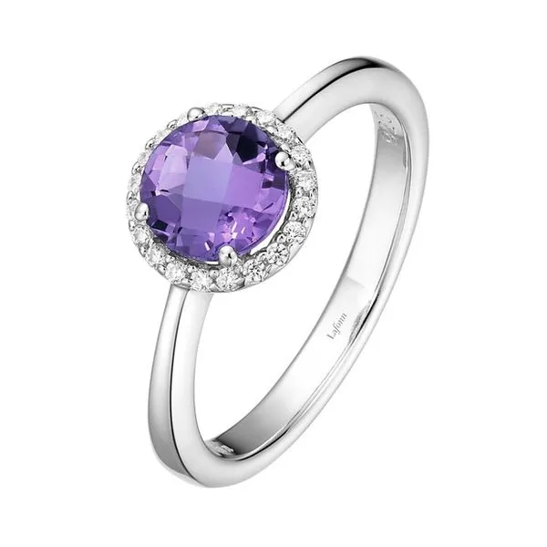 Platinum Bonded Amethyst Ring John Anthony Jewellers Ltd. Kitchener, ON
