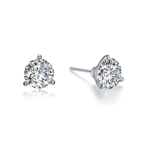 Platinum Bonded Sterling Silver Stud Earrings John Anthony Jewellers Ltd. Kitchener, ON
