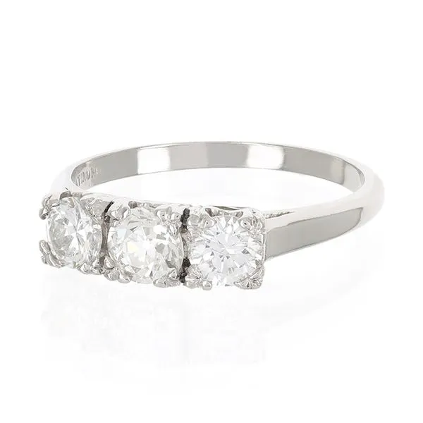 Platinum Three-Stone Engagement Ring John Anthony Jewellers Ltd. Kitchener, ON