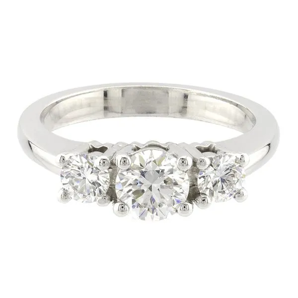 Platinum Three-Stone Engagement Ring John Anthony Jewellers Ltd. Kitchener, ON
