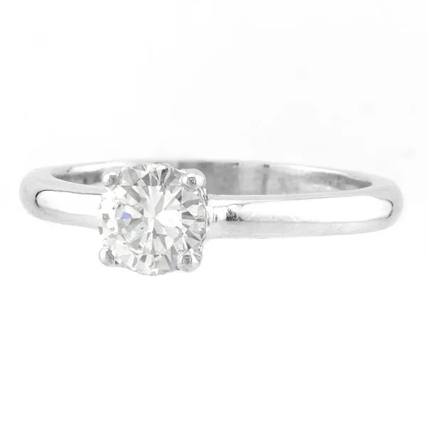 14K White Gold Hidden Halo Engagement Ring Image 2 John Anthony Jewellers Ltd. Kitchener, ON