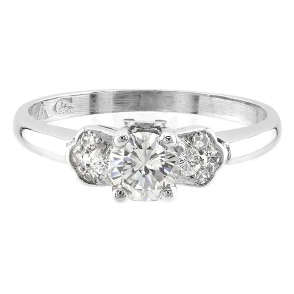 Platinum Diamond Accent Engagement Ring John Anthony Jewellers Ltd. Kitchener, ON