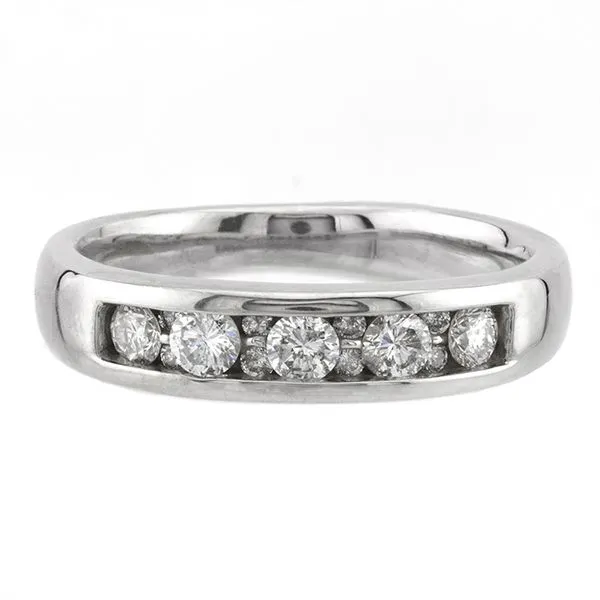 14K White Gold Diamond Channel Set Wedding Band John Anthony Jewellers Ltd. Kitchener, ON