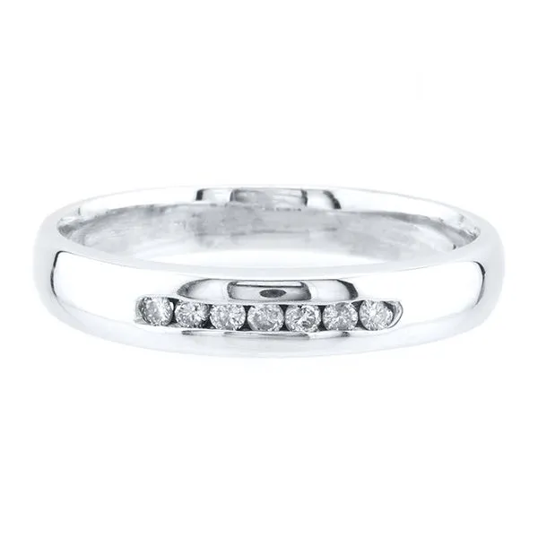 14K White Gold Diamond Channel Set Wedding Band John Anthony Jewellers Ltd. Kitchener, ON
