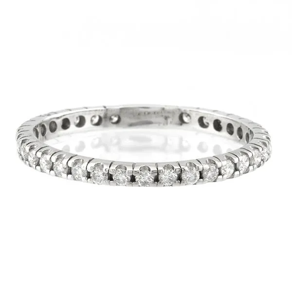 14K White Gold Diamond Eternity Band John Anthony Jewellers Ltd. Kitchener, ON