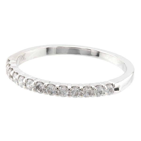 14K White Gold Diamond Wedding Band Image 2 John Anthony Jewellers Ltd. Kitchener, ON