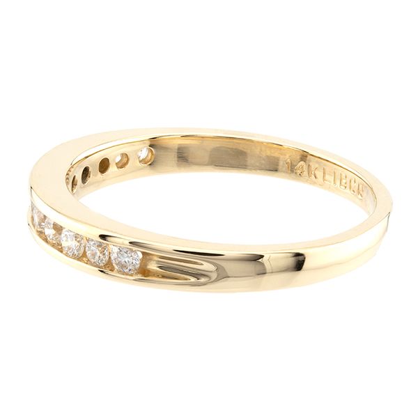 14K Yellow Gold Diamond Wedding Band Image 3 John Anthony Jewellers Ltd. Kitchener, ON