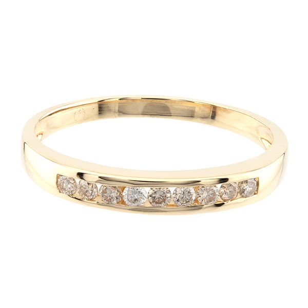 14K Yellow Gold Diamond Wedding Band John Anthony Jewellers Ltd. Kitchener, ON