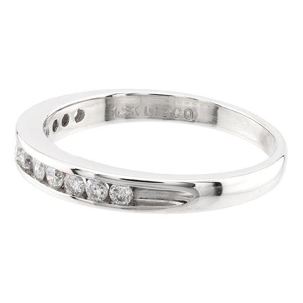 14K White Gold Diamond Wedding Ring Image 3 John Anthony Jewellers Ltd. Kitchener, ON