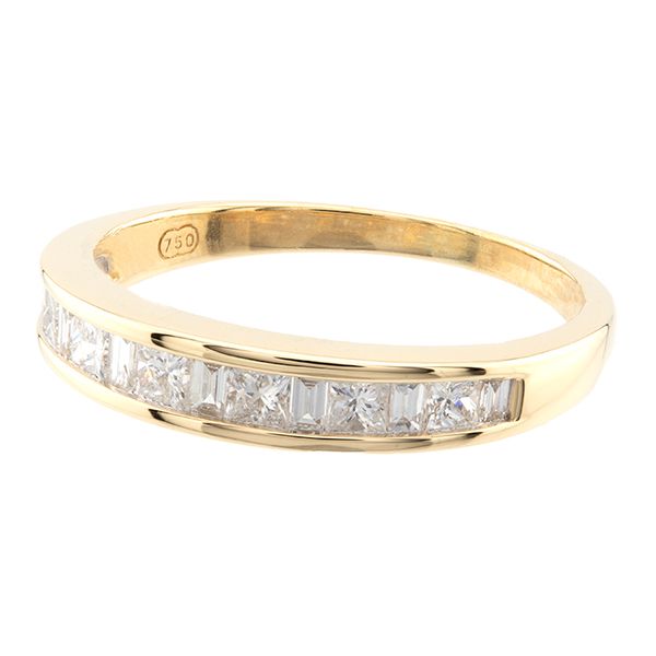 18K Yellow Gold Diamond Wedding Band Image 2 John Anthony Jewellers Ltd. Kitchener, ON