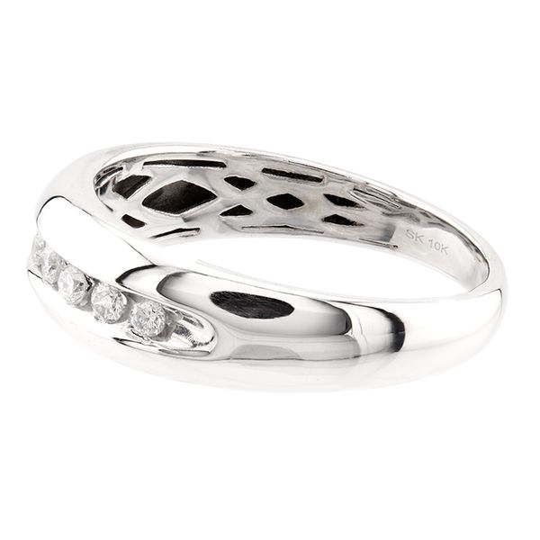10K White Gold Channel Set Wedding Band Image 3 John Anthony Jewellers Ltd. Kitchener, ON