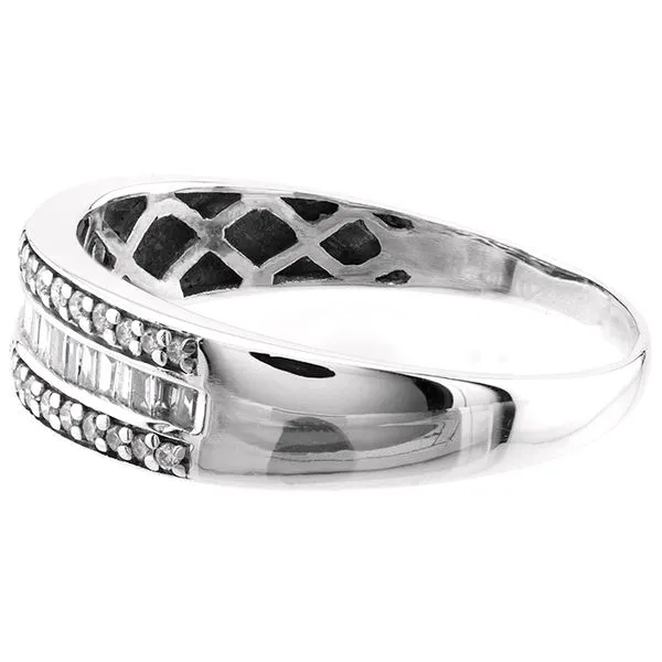 10K White Gold Diamond Wedding Band Image 3 John Anthony Jewellers Ltd. Kitchener, ON