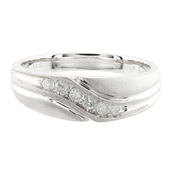 14K White Gold Diamond Wedding Band John Anthony Jewellers Ltd. Kitchener, ON
