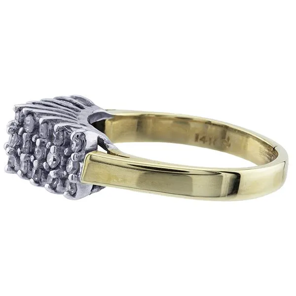 14K Yellow Gold Stairway Diamond Fashion Ring Image 3 John Anthony Jewellers Ltd. Kitchener, ON