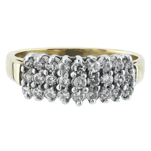 14K Yellow Gold Stairway Diamond Fashion Ring John Anthony Jewellers Ltd. Kitchener, ON